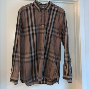 Burberry Long Sleeve Collared Shirt